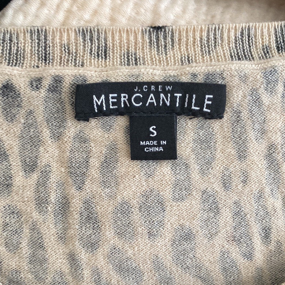 J. Crew Mercantile Animal Print Sweater - Picture 4 of 4